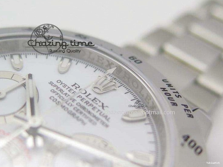 Best Daytona Dial SS (Same A23J Bracelet as White JF Edition Genuine) On 116520 Thickness 1024